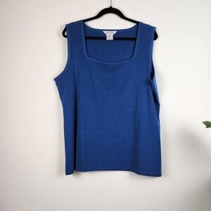 Exclusively Misook Woman 3X top Teal Classic Career Office